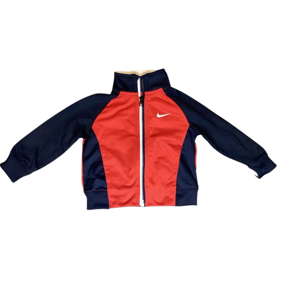 Nike Kids Red and Navy Jean Jacket